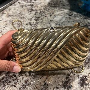 Luxurious Gold Women's Clutch